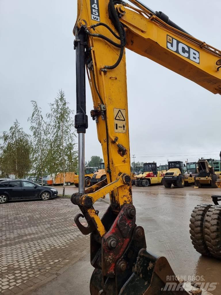 JCB JS 145 W Gumikerekes kotrók