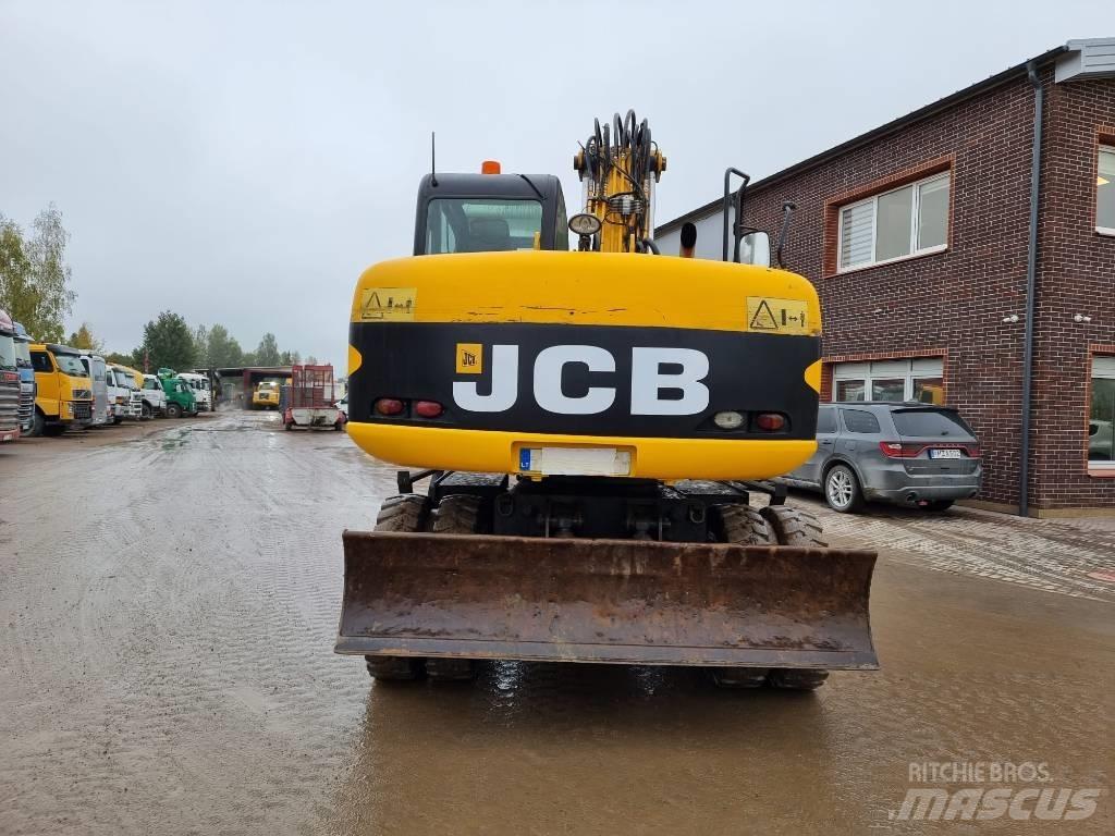 JCB JS 145 W Gumikerekes kotrók