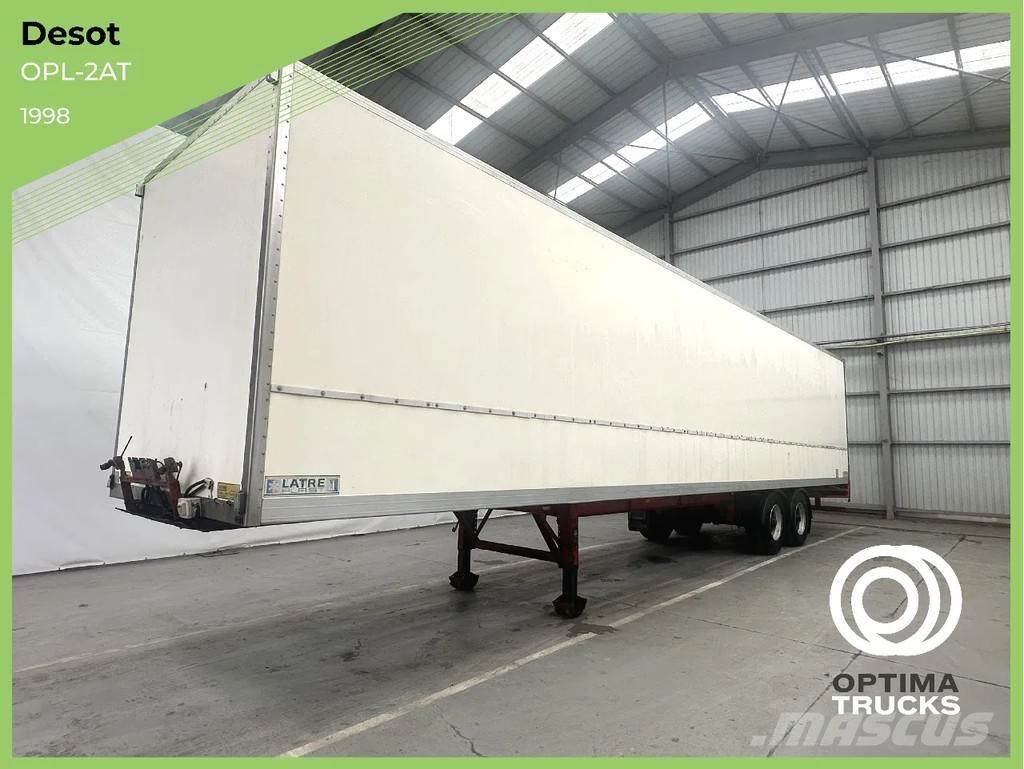 Desot OPL-2AT Dobozos félpótkocsik