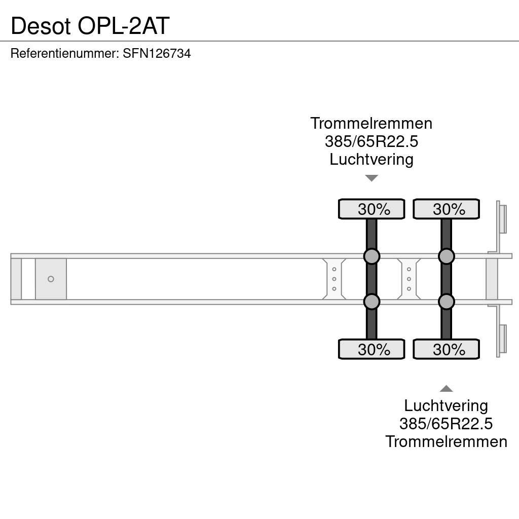 Desot OPL-2AT Dobozos félpótkocsik