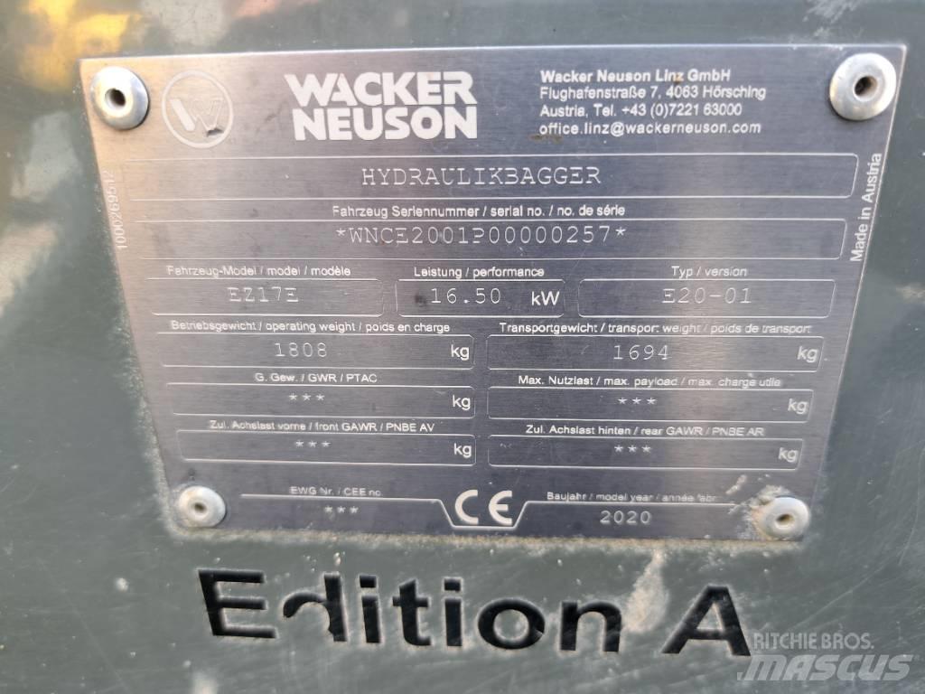 Wacker Neuson EZ17e Lánctalpas kotrók