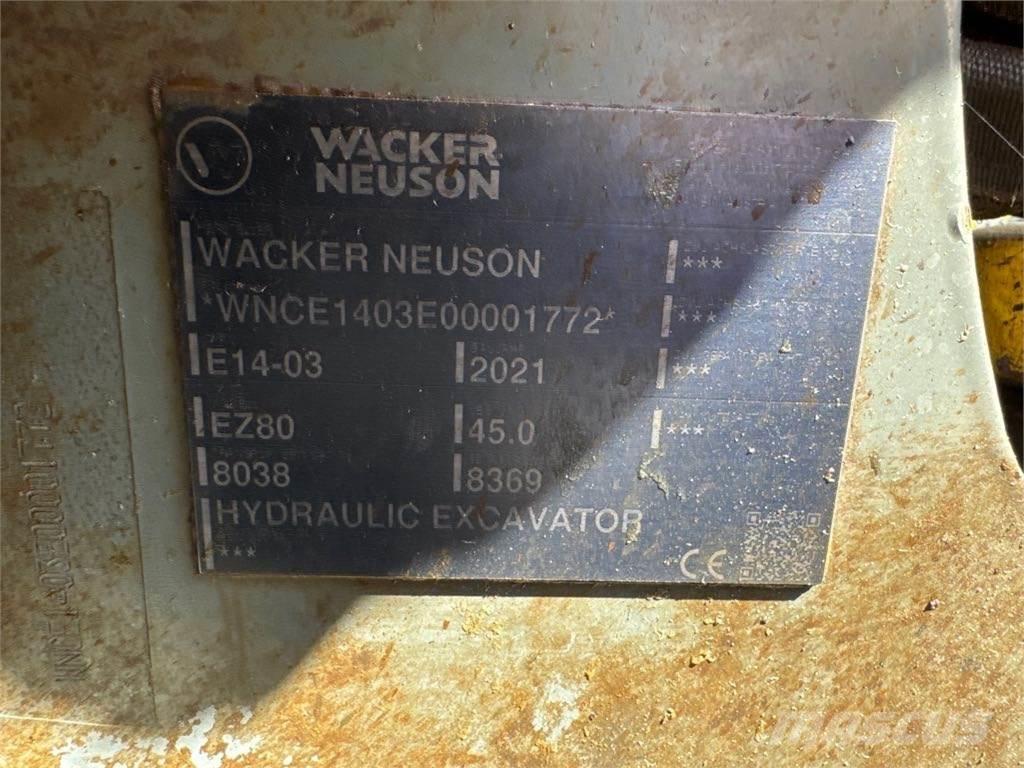 Wacker Neuson EZ80 Lánctalpas kotrók