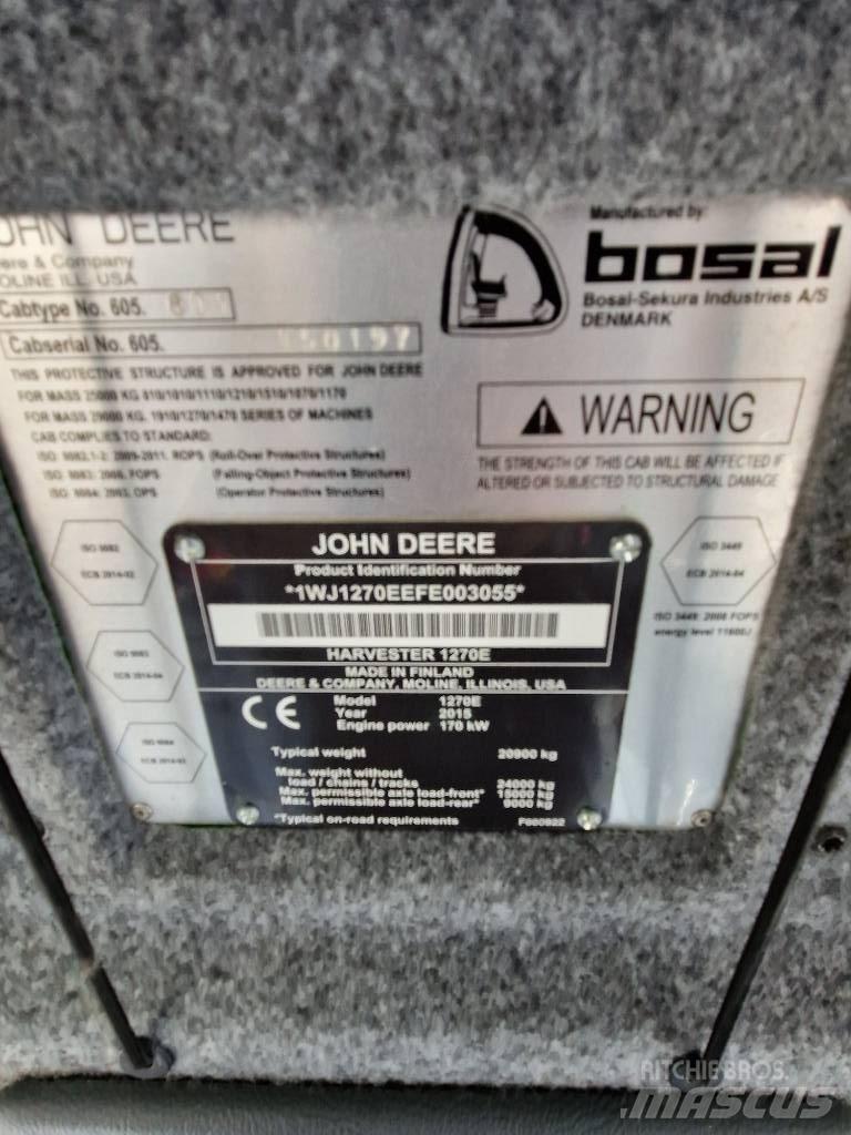 John Deere 1270E Betakarítók