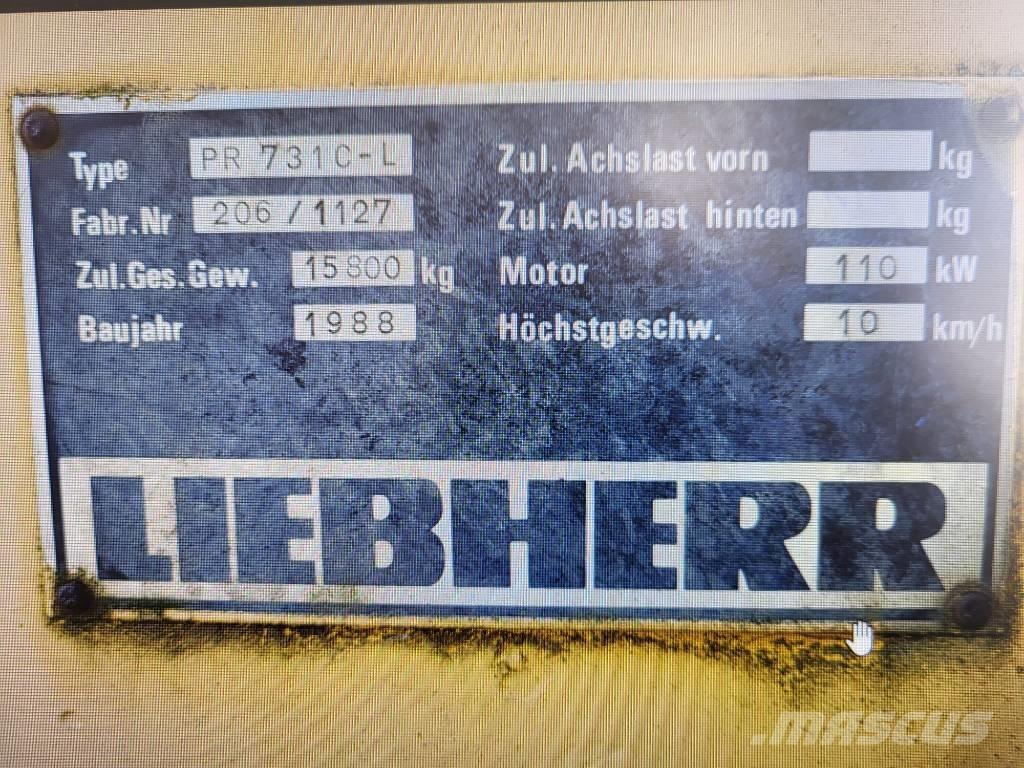 Liebherr PR 731 CL lánctalpas dózerek