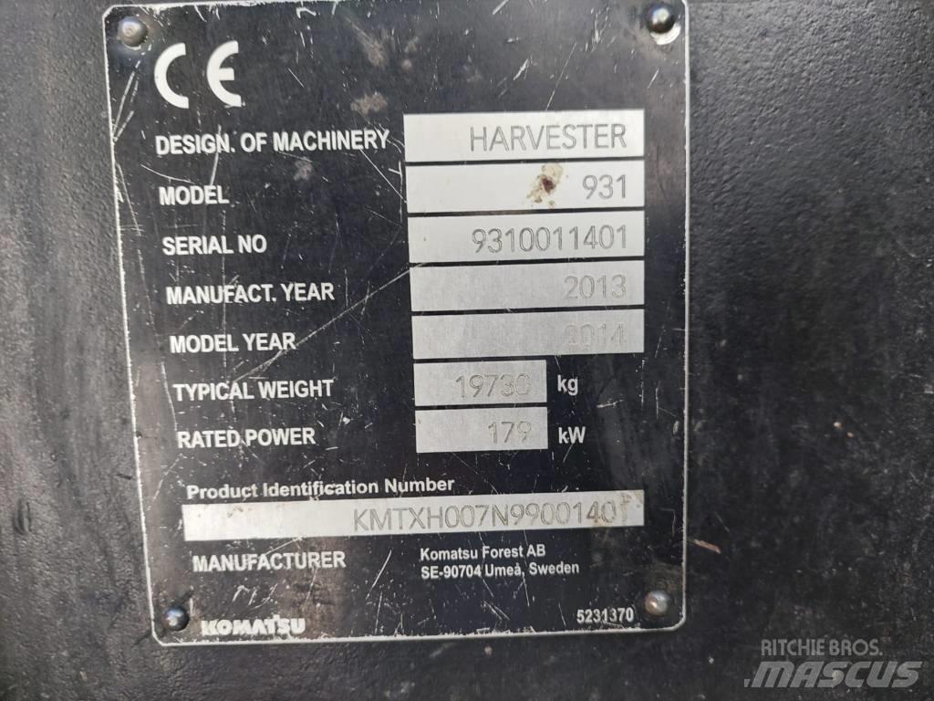 Komatsu 931.1 Betakarítók