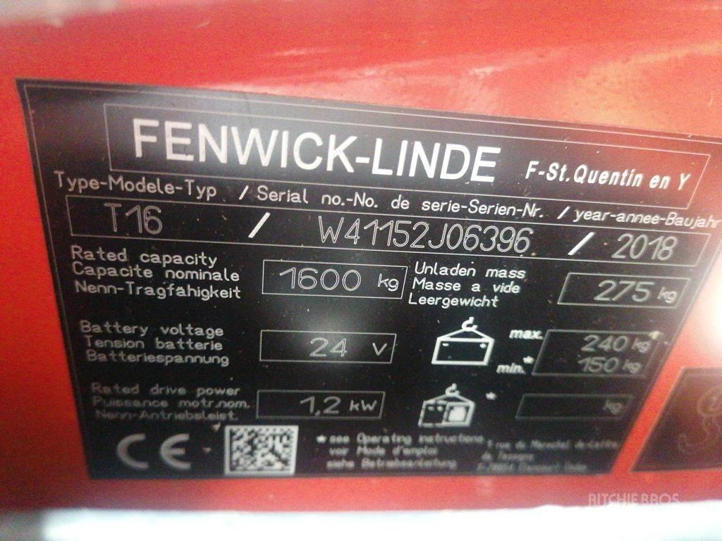 Linde T16 Alacsony emelőkocsi