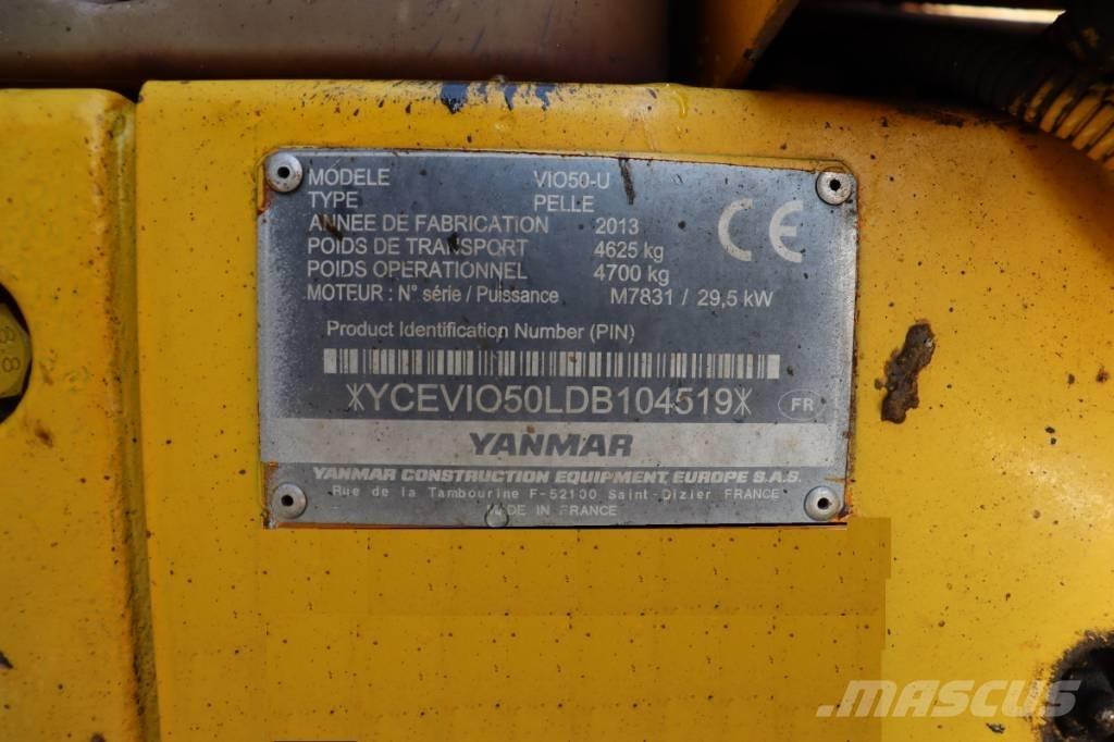 Yanmar Vio 50 U Mini kotrók < 7t