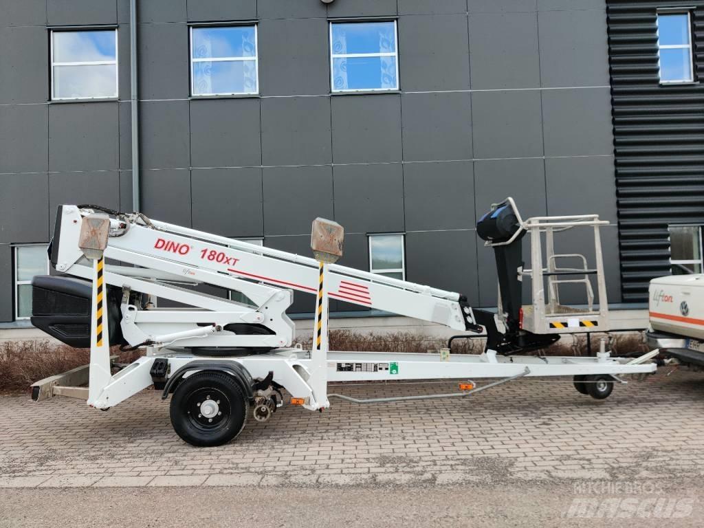 Dino 180 XT  Skylift Pótkocsira szerelt emelők és állványok