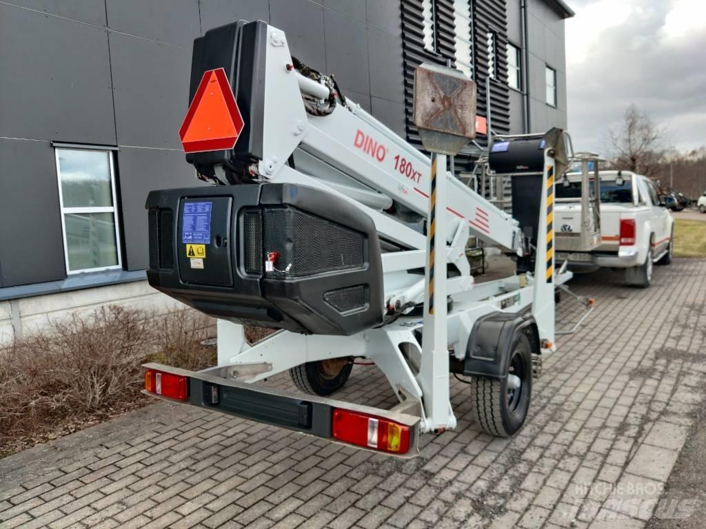 Dino 180 XT  Skylift Pótkocsira szerelt emelők és állványok