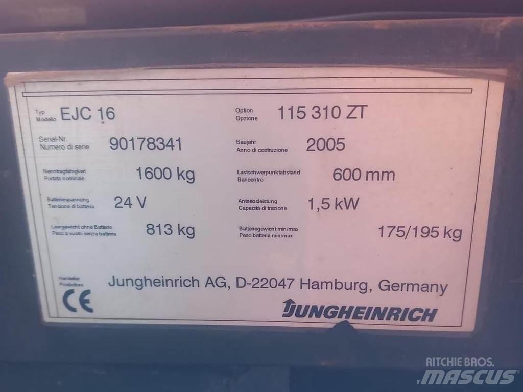 Jungheinrich ECJ16 Kézi raklapemelő