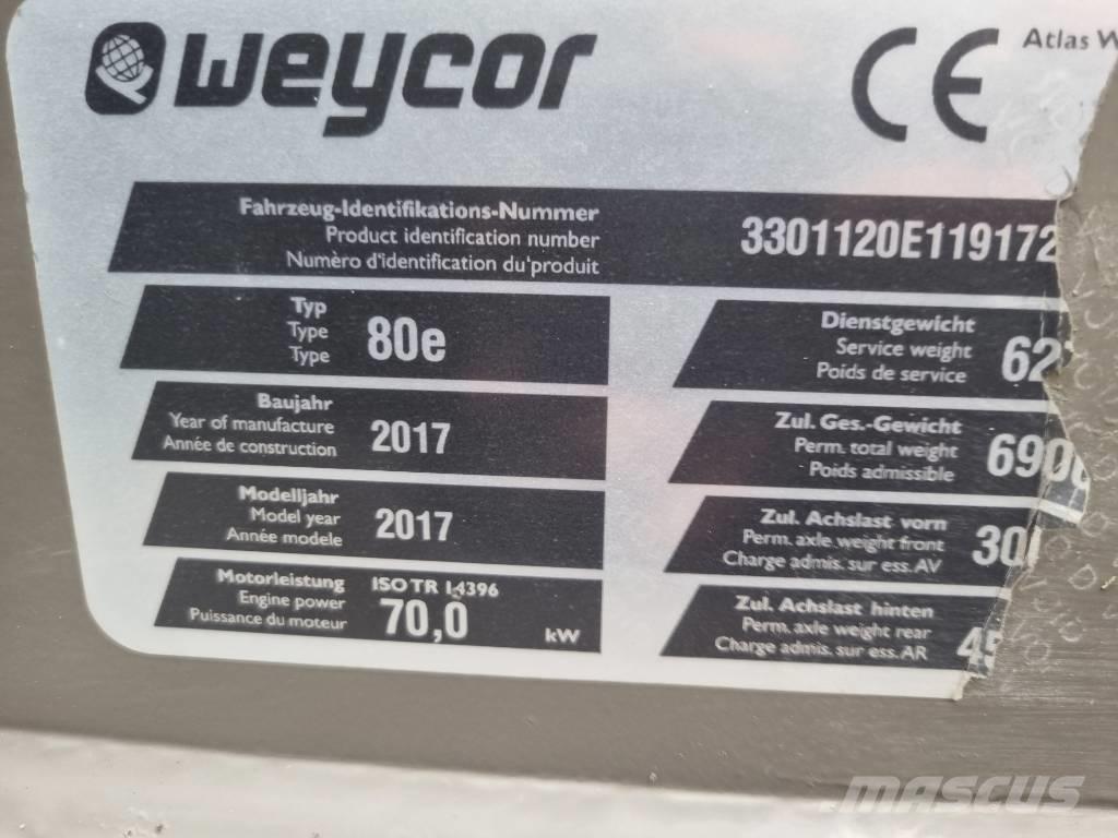 Atlas AR 80 Gumikerekes homlokrakodók
