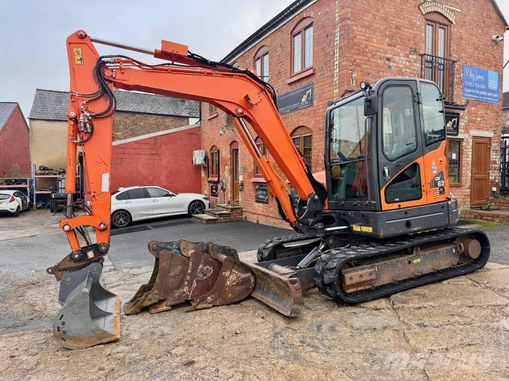 Doosan DX 63 R Mini kotrók < 7t