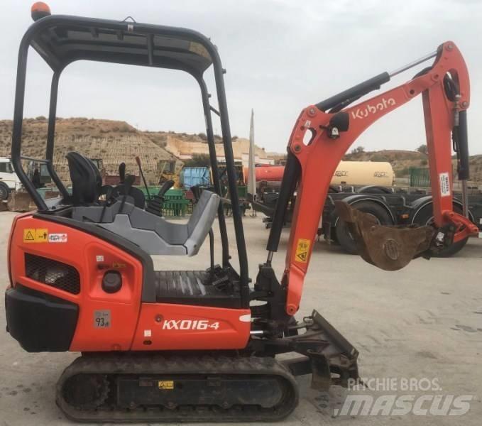 Kubota kx016-4 Mini kotrók < 7t