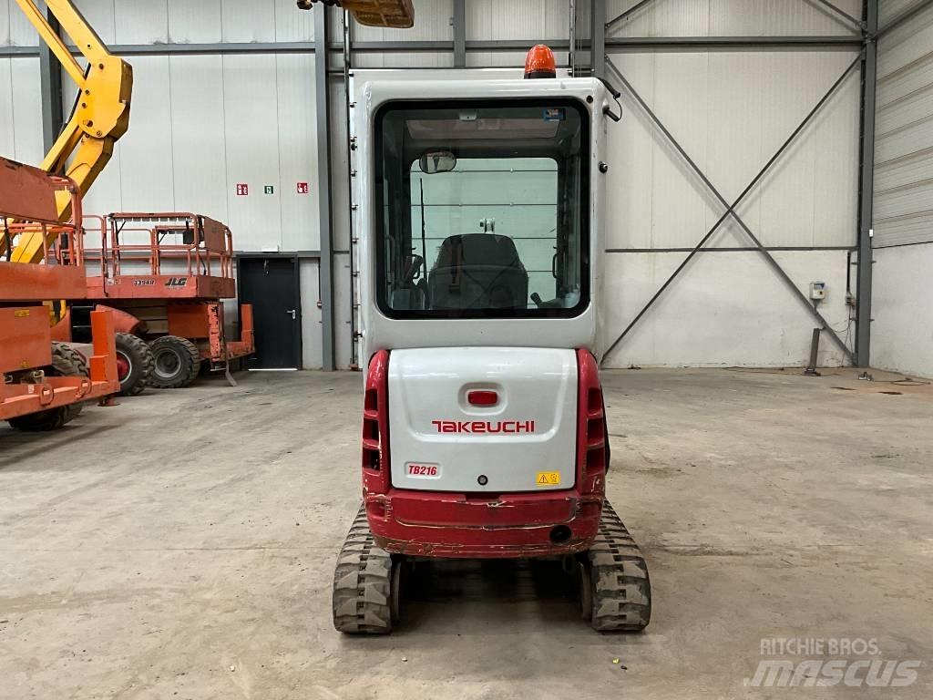 Takeuchi TB 216 Mini kotrók < 7t