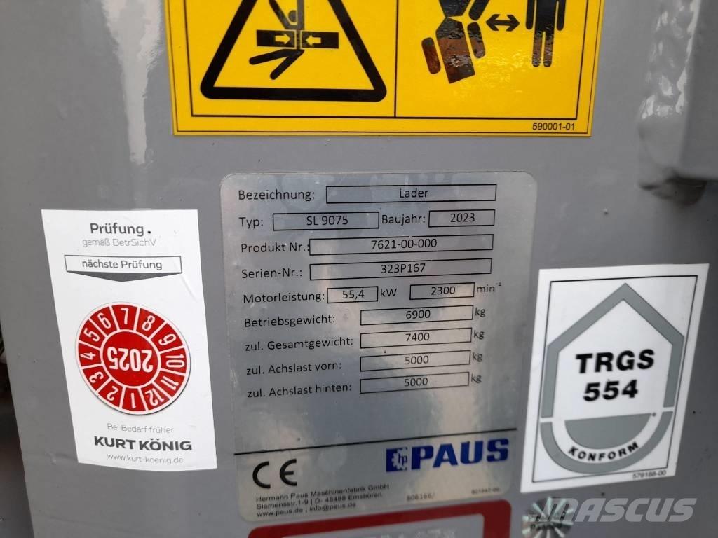 Paus SL 9075 Gumikerekes homlokrakodók