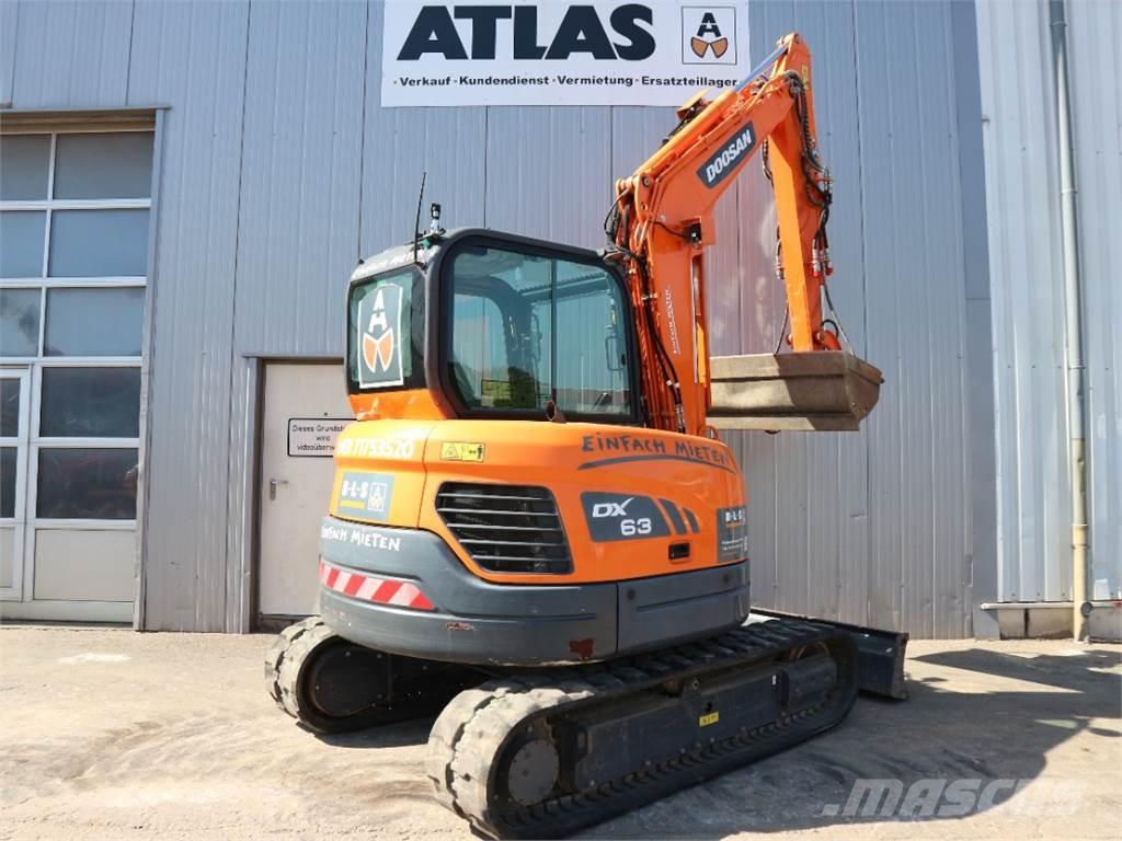 Doosan DX63-3 Mini kotrók < 7t