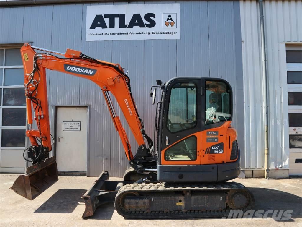 Doosan DX63-3 Mini kotrók < 7t