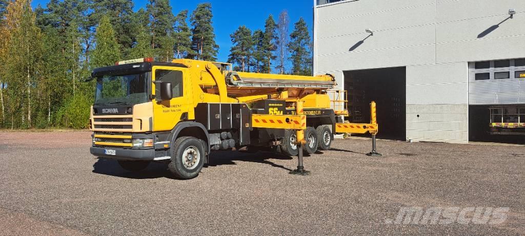 Scania P124 GB Teherautóra szerelt emelők és állványok