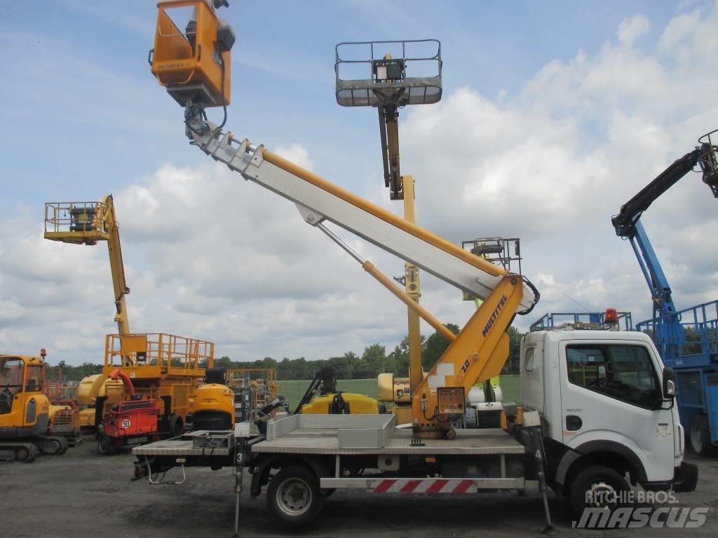 Multitel MT 202 DS Teherautóra szerelt emelők és állványok