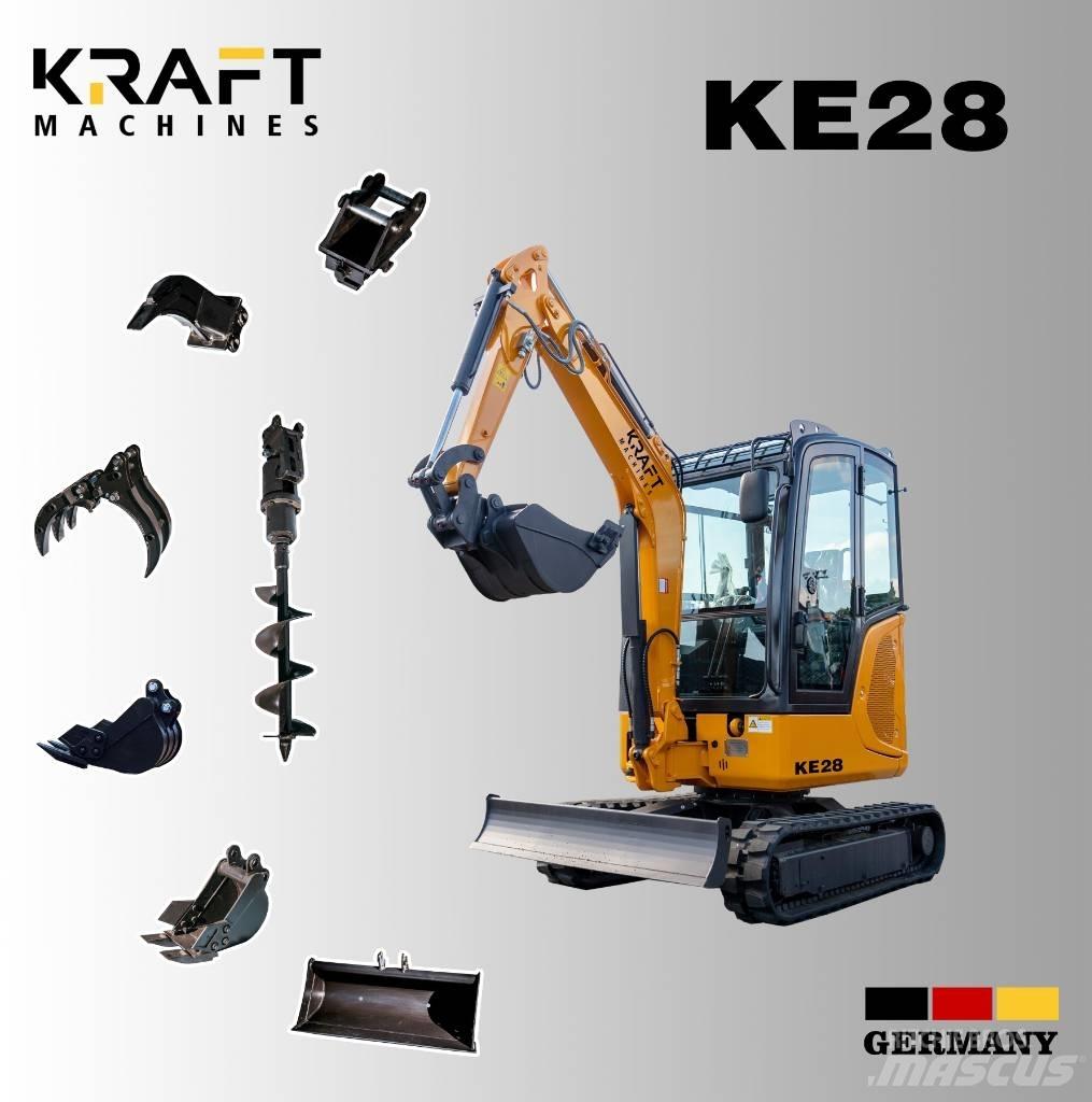 Kraft KE28 Mini kotrók < 7t