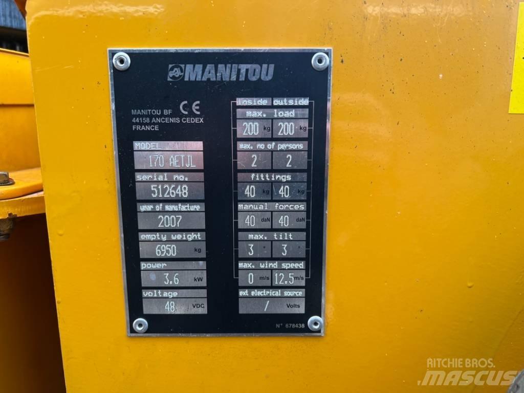 Manitou 170AETJ Karos emelők