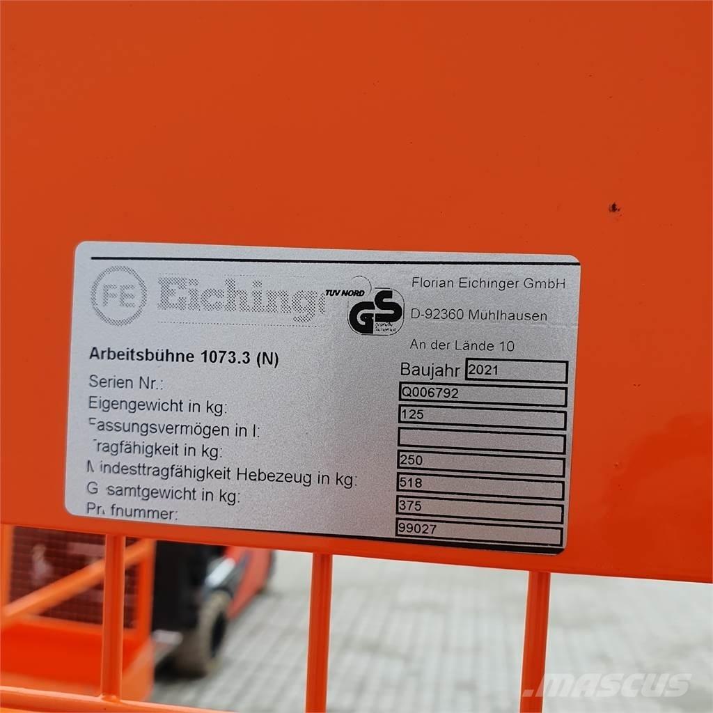 Eichinger 107.3 Pótkocsira szerelt emelők és állványok