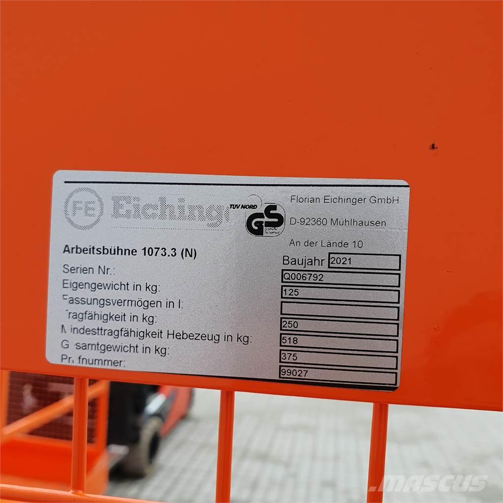 Eichinger 107.3 Pótkocsira szerelt emelők és állványok