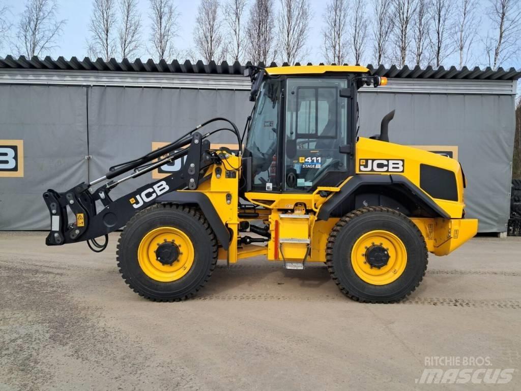 JCB 411HT SV Gumikerekes homlokrakodók