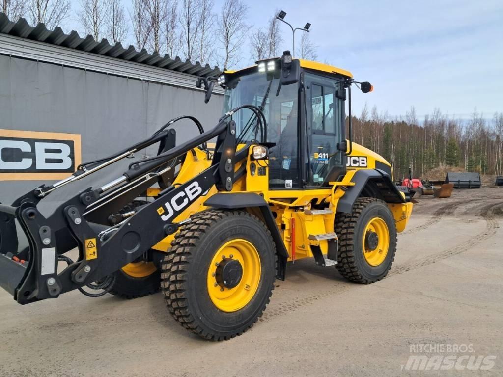 JCB 411HT SV Gumikerekes homlokrakodók