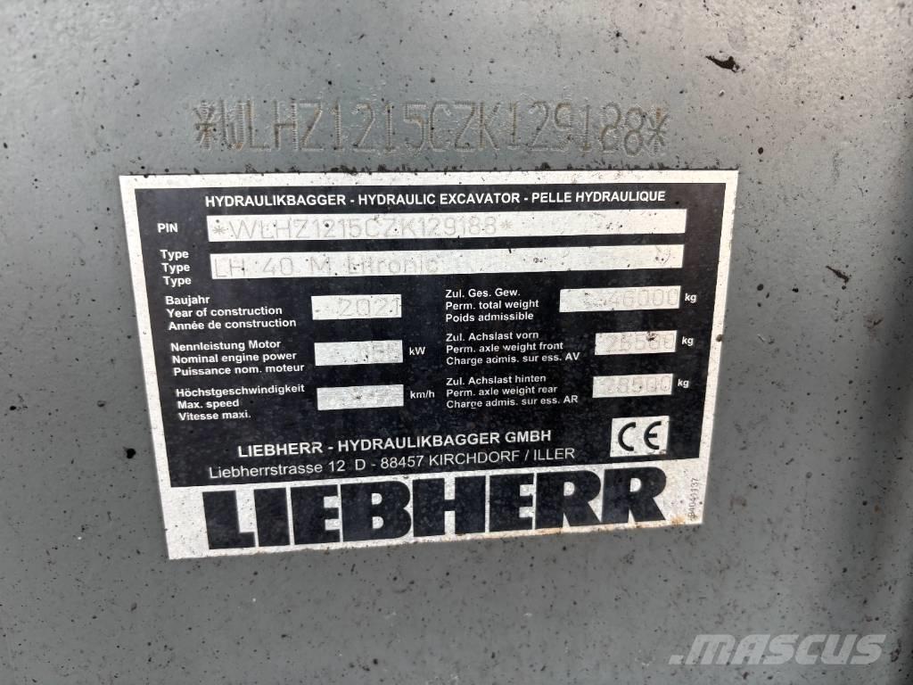 Liebherr LH 40 Port Hulladékkezelő gépek