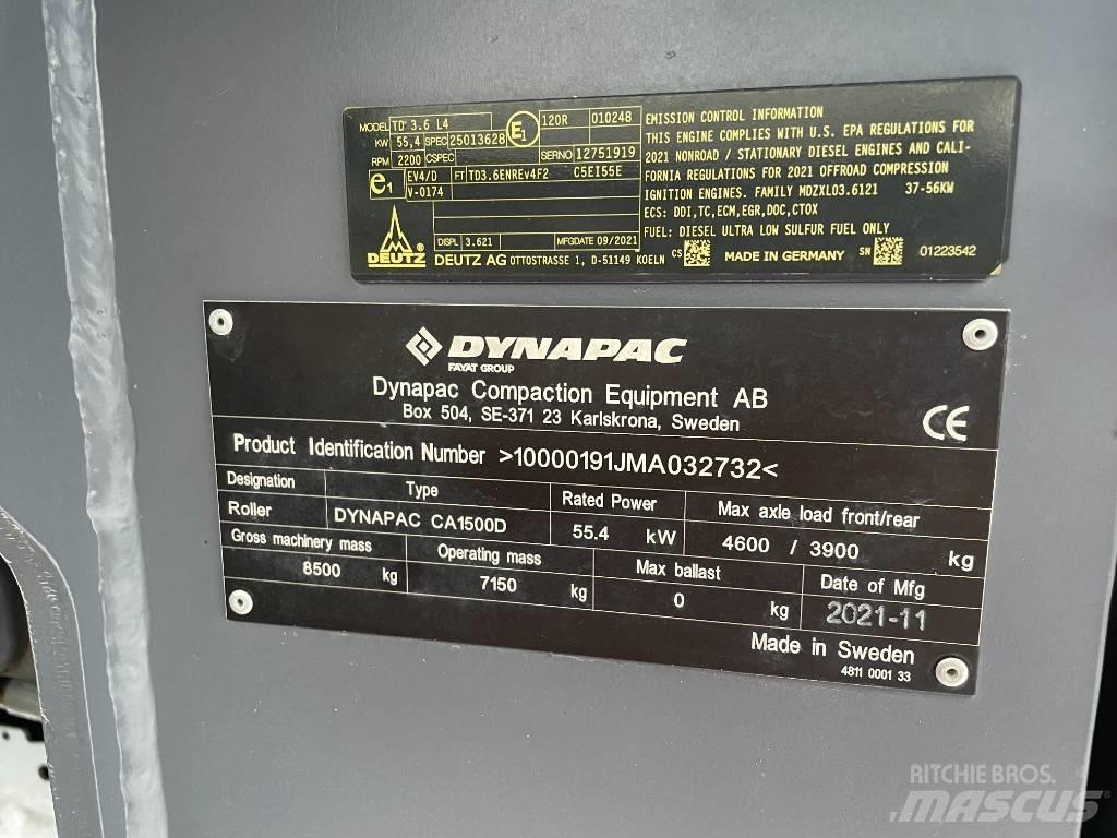 Dynapac CA1500D Egydobos hengerek