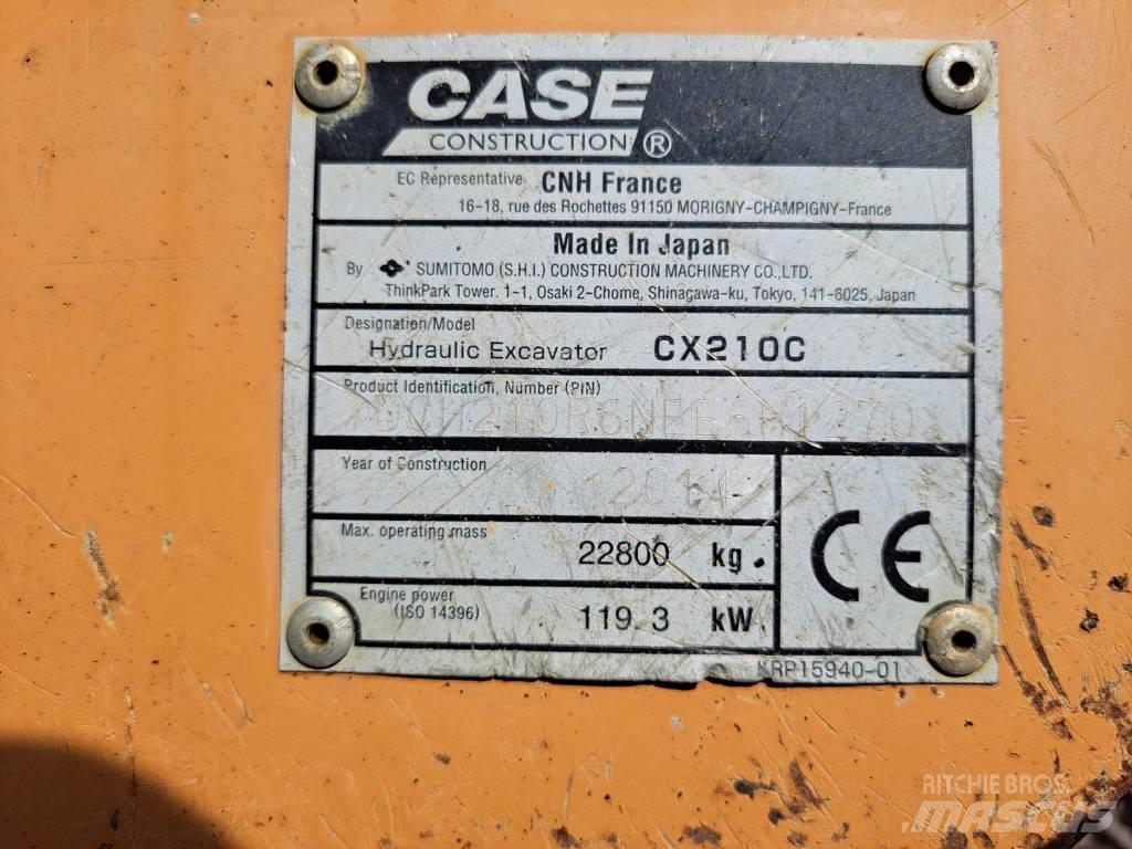 CASE CX 210 C Lánctalpas kotrók
