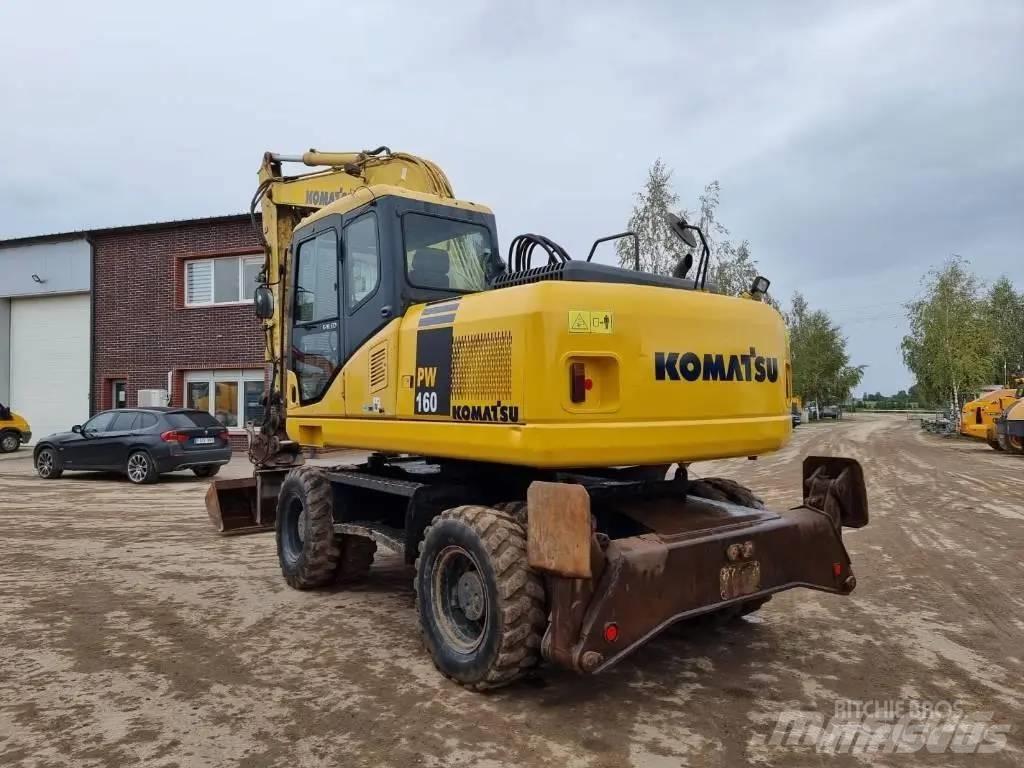 Komatsu PW 160-7 Gumikerekes kotrók