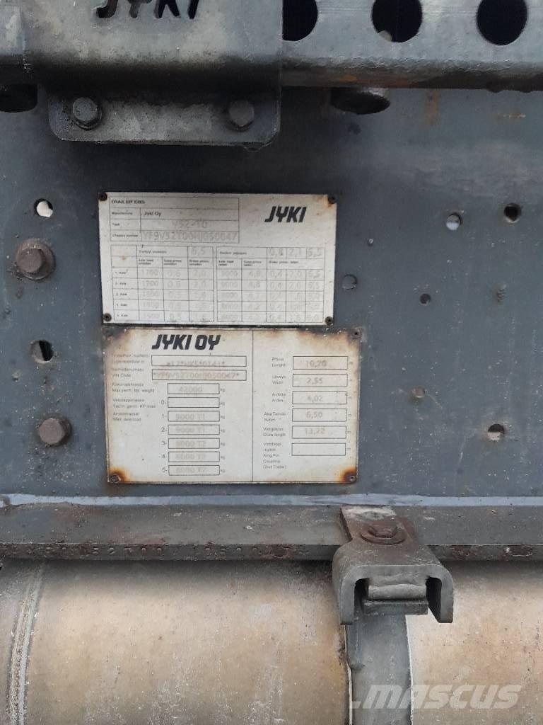 Jyki V52-T0 Rönkszállító pótkocsik