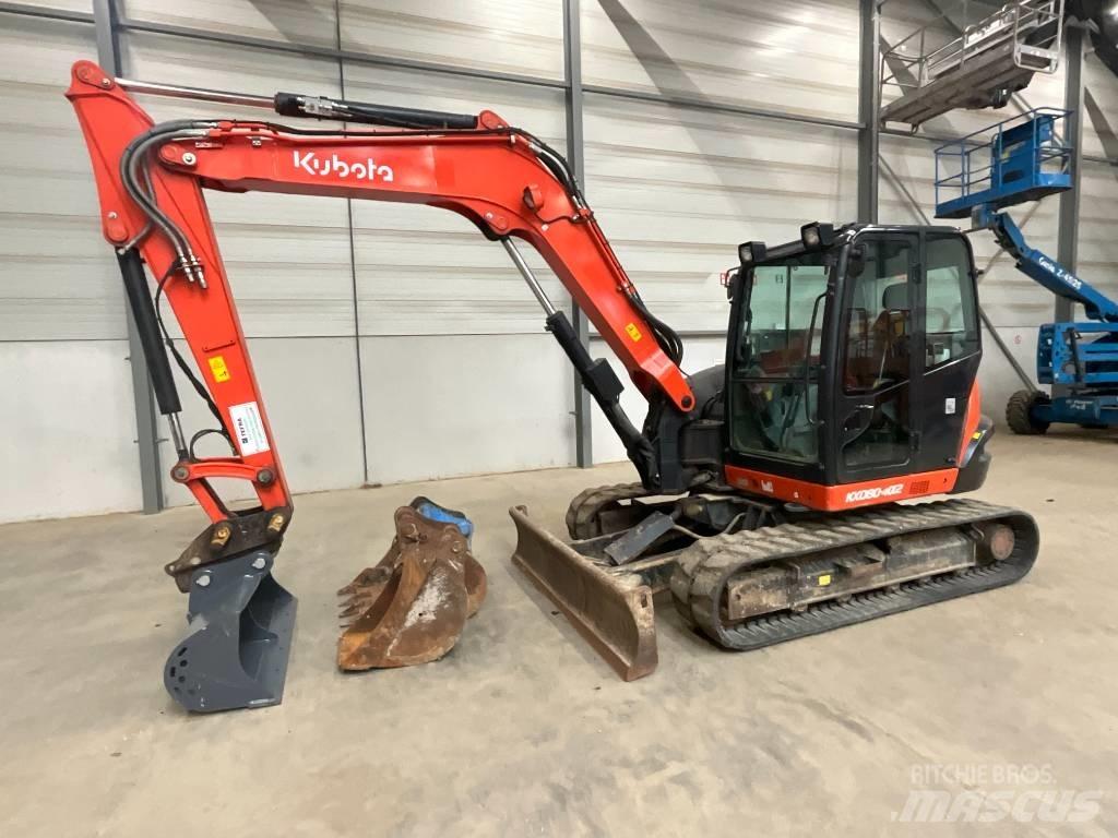 Kubota KX 080-4 A 2 Közepes (midi) kotrók 7 t - 12 t