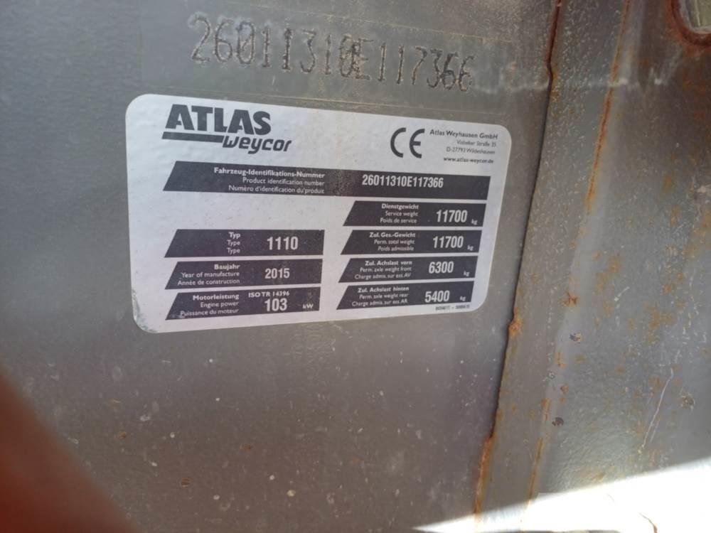 Atlas 1110 Talajtömörítő gépek