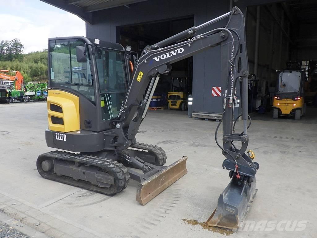 Volvo EC 27 D Mini kotrók < 7t