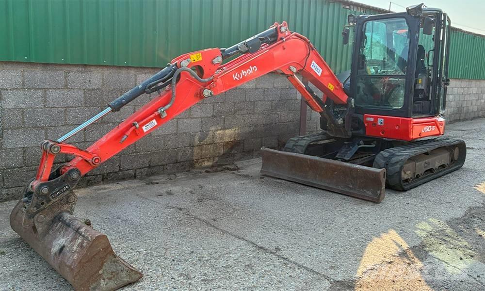 Kubota U 50-5 Mini kotrók < 7t