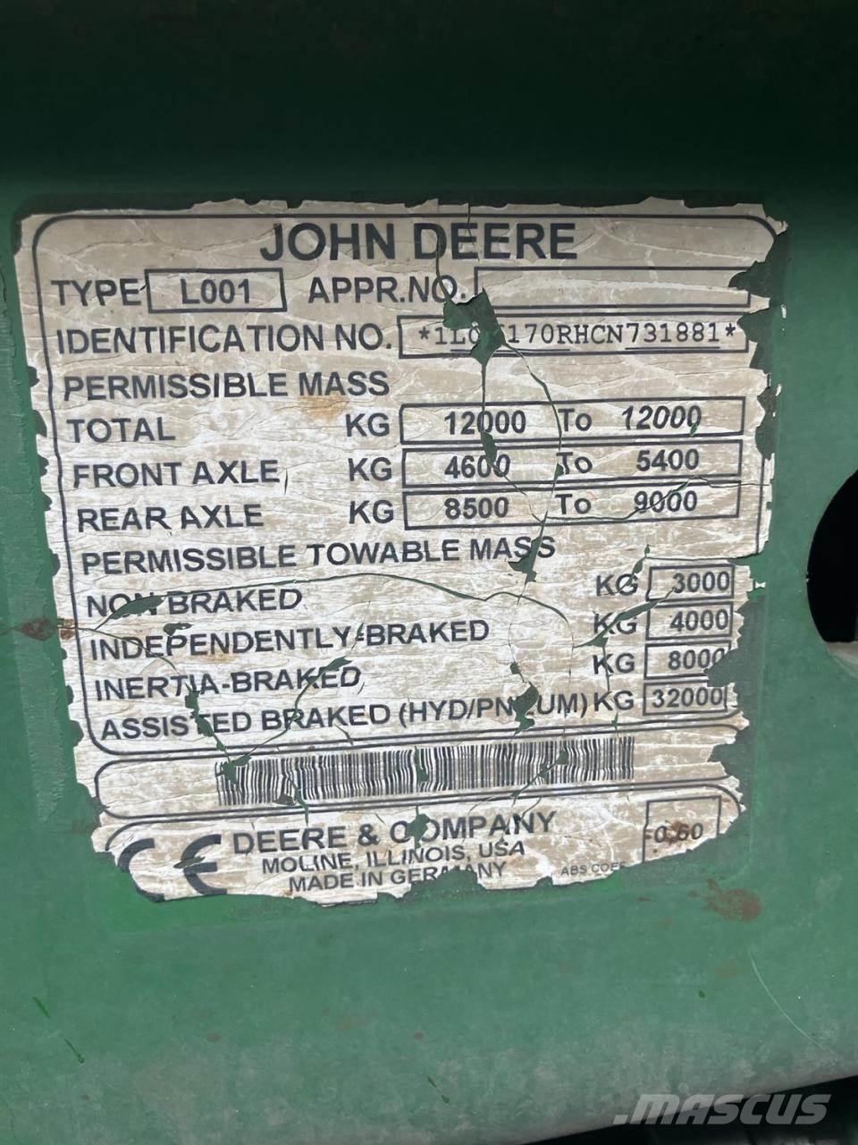 John Deere 6170R Traktorok
