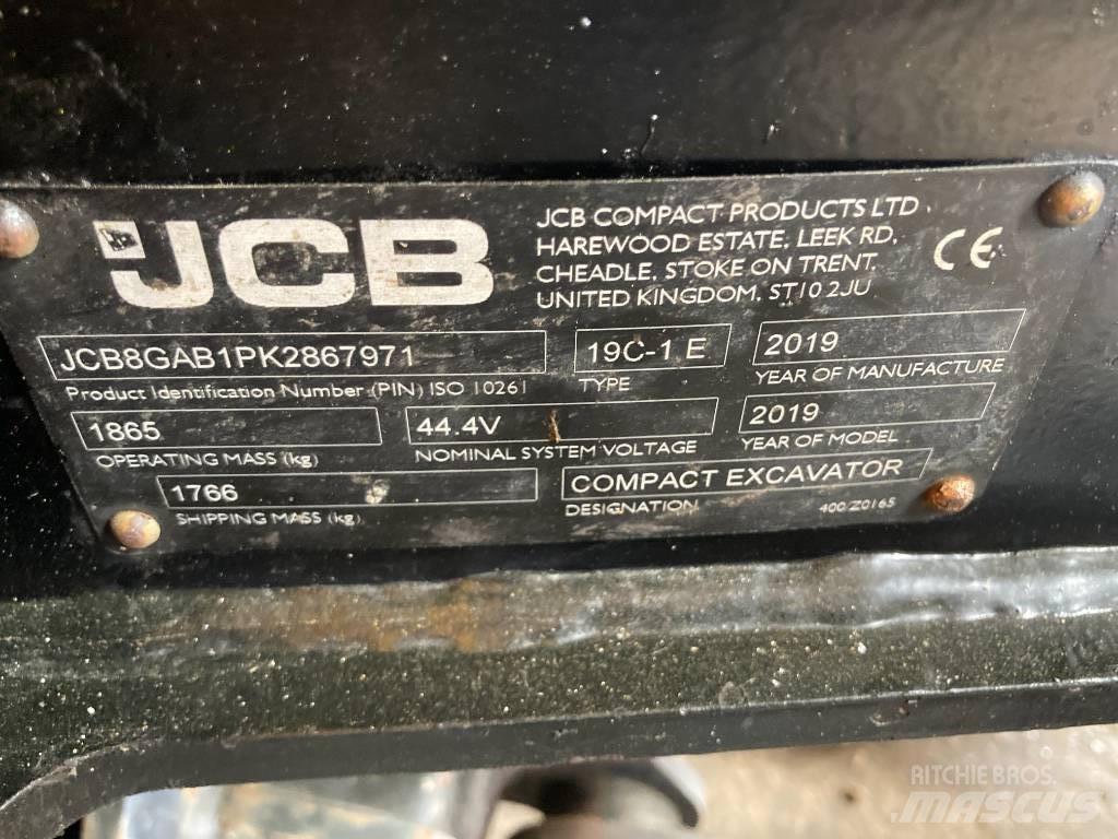 JCB 19 C-IE Mini kotrók < 7t