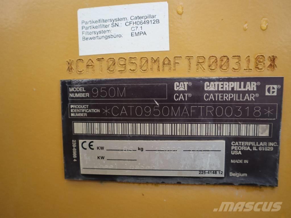 CAT 950M Gumikerekes homlokrakodók