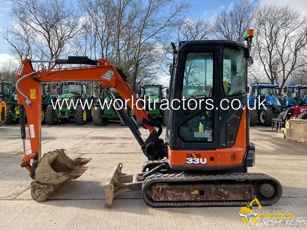 Hitachi ZX 33 U Mini kotrók < 7t