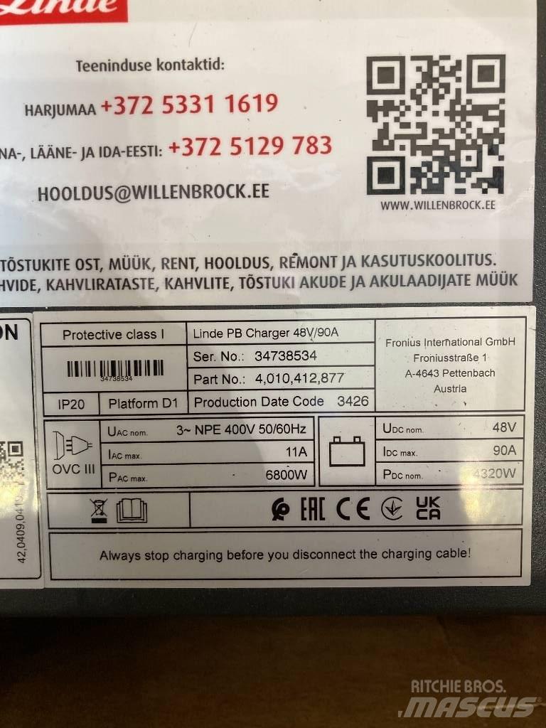 Linde R14HD/1120 Tolóoszlopos targonca