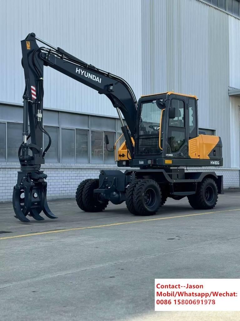 Hyundai HW80 Gumikerekes kotrók