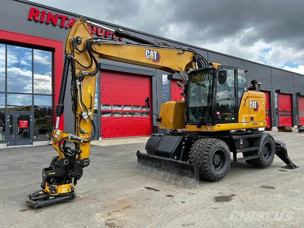CAT M317F / Myyty, Sold Gumikerekes kotrók