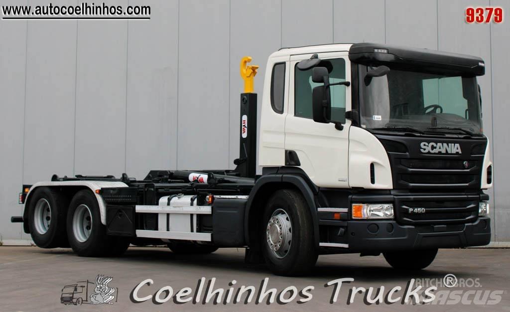 Scania P 450 Konténer keretes / Konténeres teherautók
