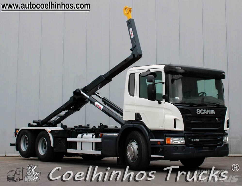 Scania P 450 Konténer keretes / Konténeres teherautók