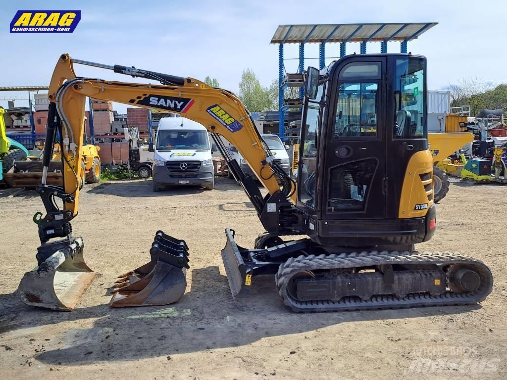 Sany SY 35 U Mini kotrók < 7t