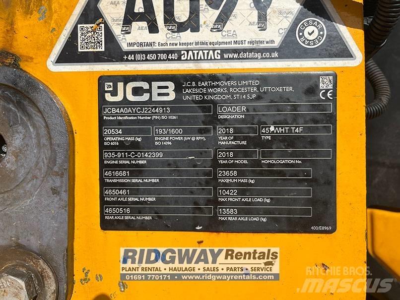JCB 457 Gumikerekes homlokrakodók