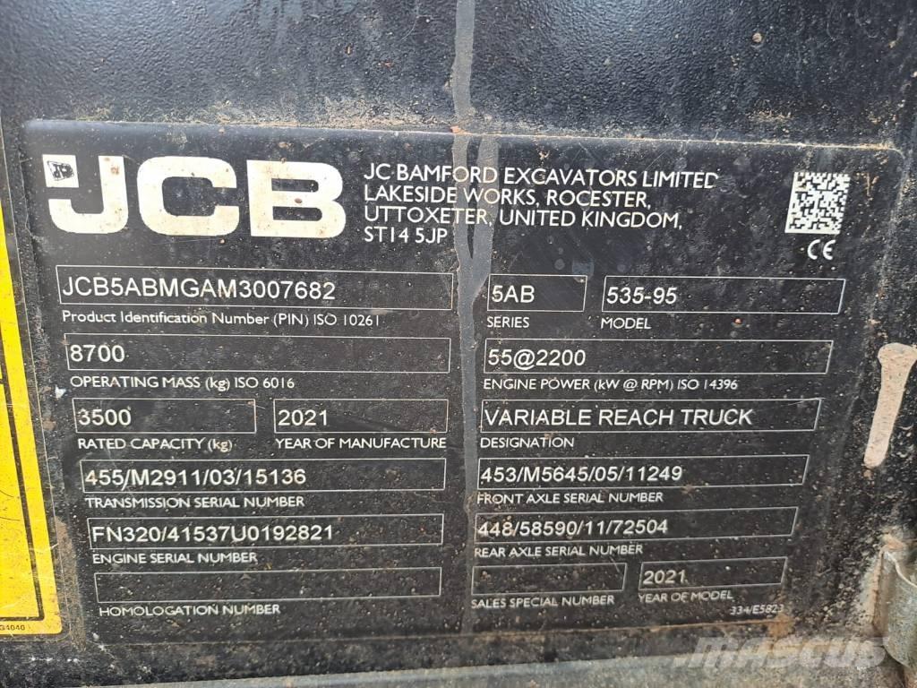 JCB 535-95 Teleszkópos rakodók